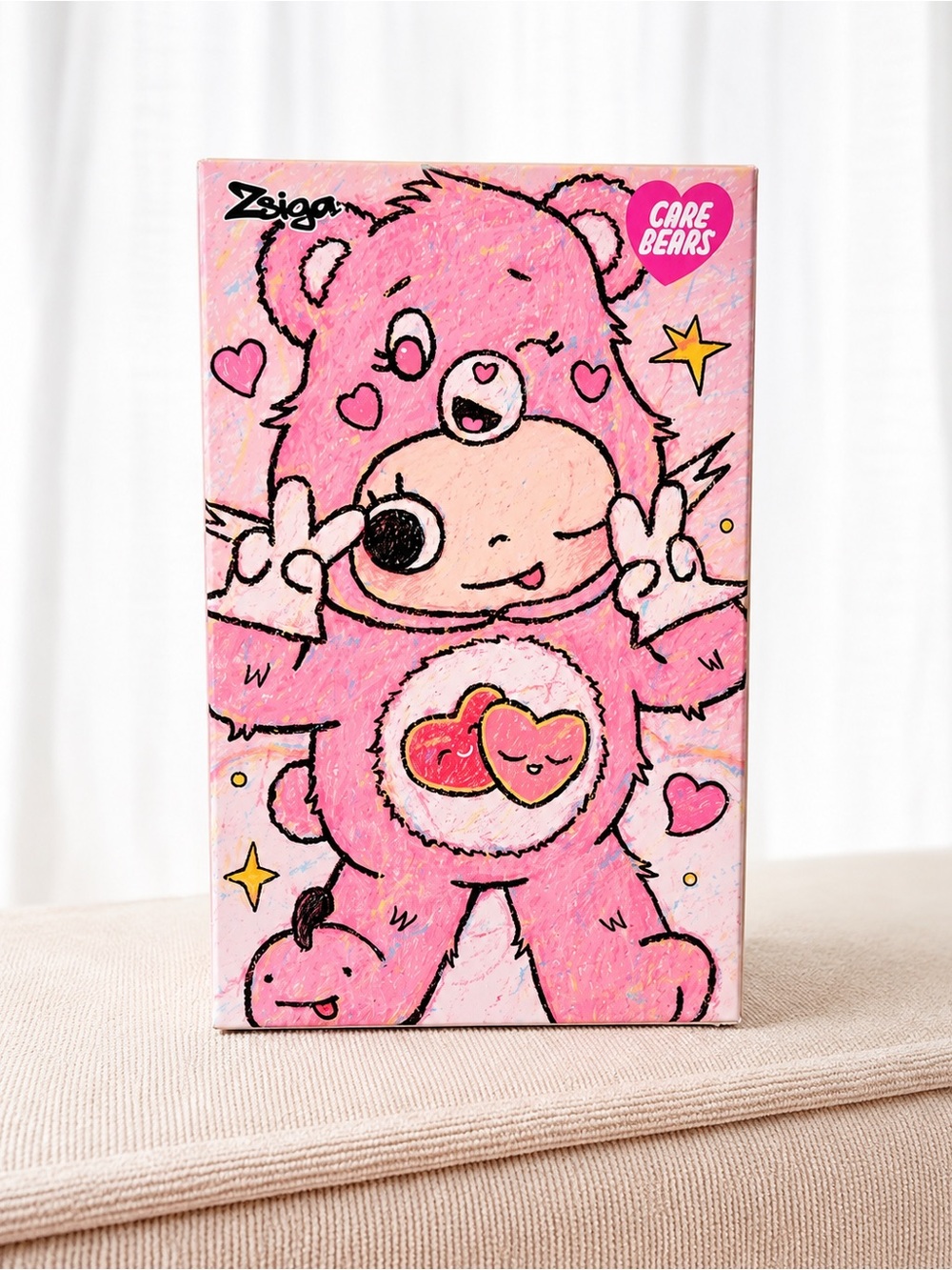 Care Bears Pink Heart Buddy Plush Figure - Care Bears